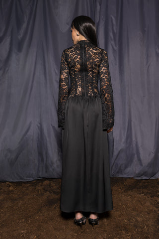 “Laced Intentions” Midi Dress