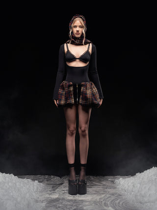 “Catch Bears not Feelings“ Mini Skirt