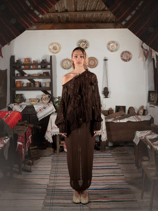 'Posh Granny' Midi Skirt