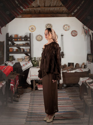 'Posh Granny' Midi Skirt