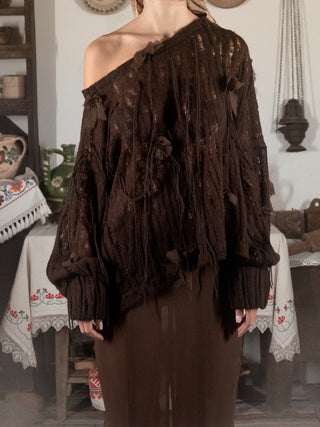 'Posh Granny' Oversized Sweater